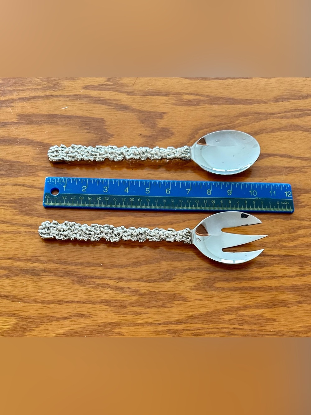 Michael Aram Salad Service Set Large Serving Spoon and Serving Fork - Picture 3 of 12